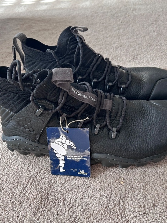 NEW! Vivobarefoot Magna Forest ESC Barefoot Hiking Boots, Obsidian Black, US 8 main image 9